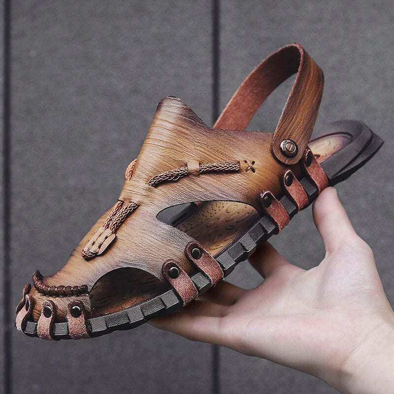 Tribal Genuine Leather Sandals - Sydney Thomas