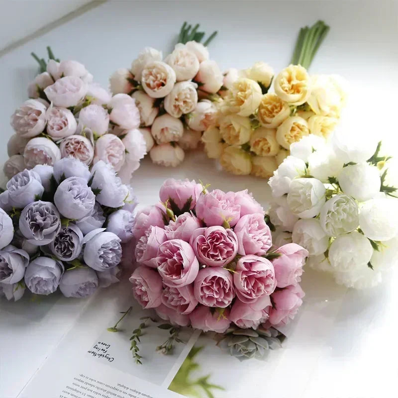 timeless Silk Peony Bouquet