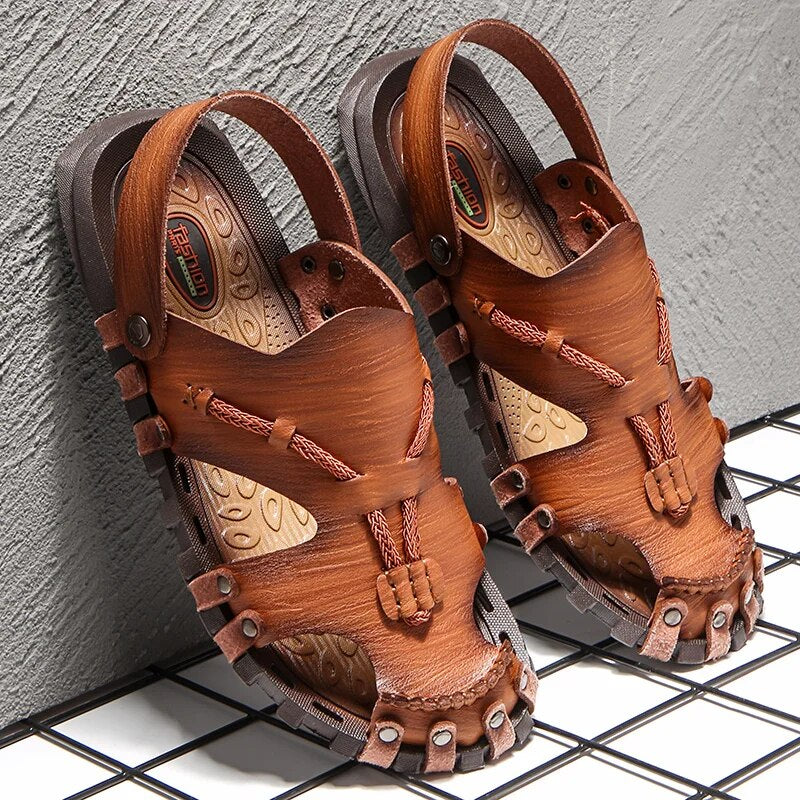 Tribal Genuine Leather Sandals - Sydney Thomas