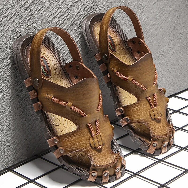 Tribal Genuine Leather Sandals - Sydney Thomas