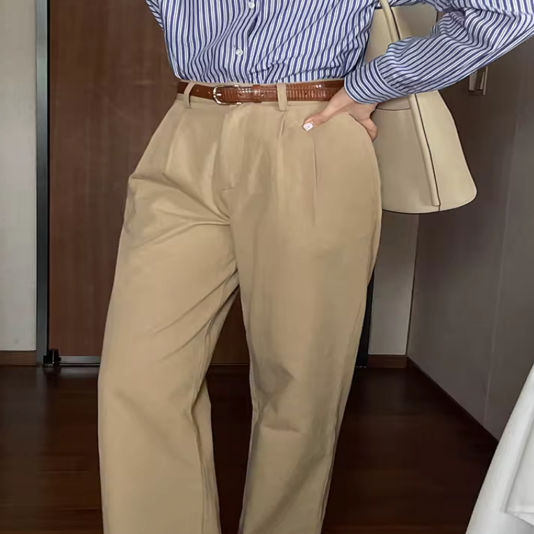 Bristol Cotton Cropped Trousers