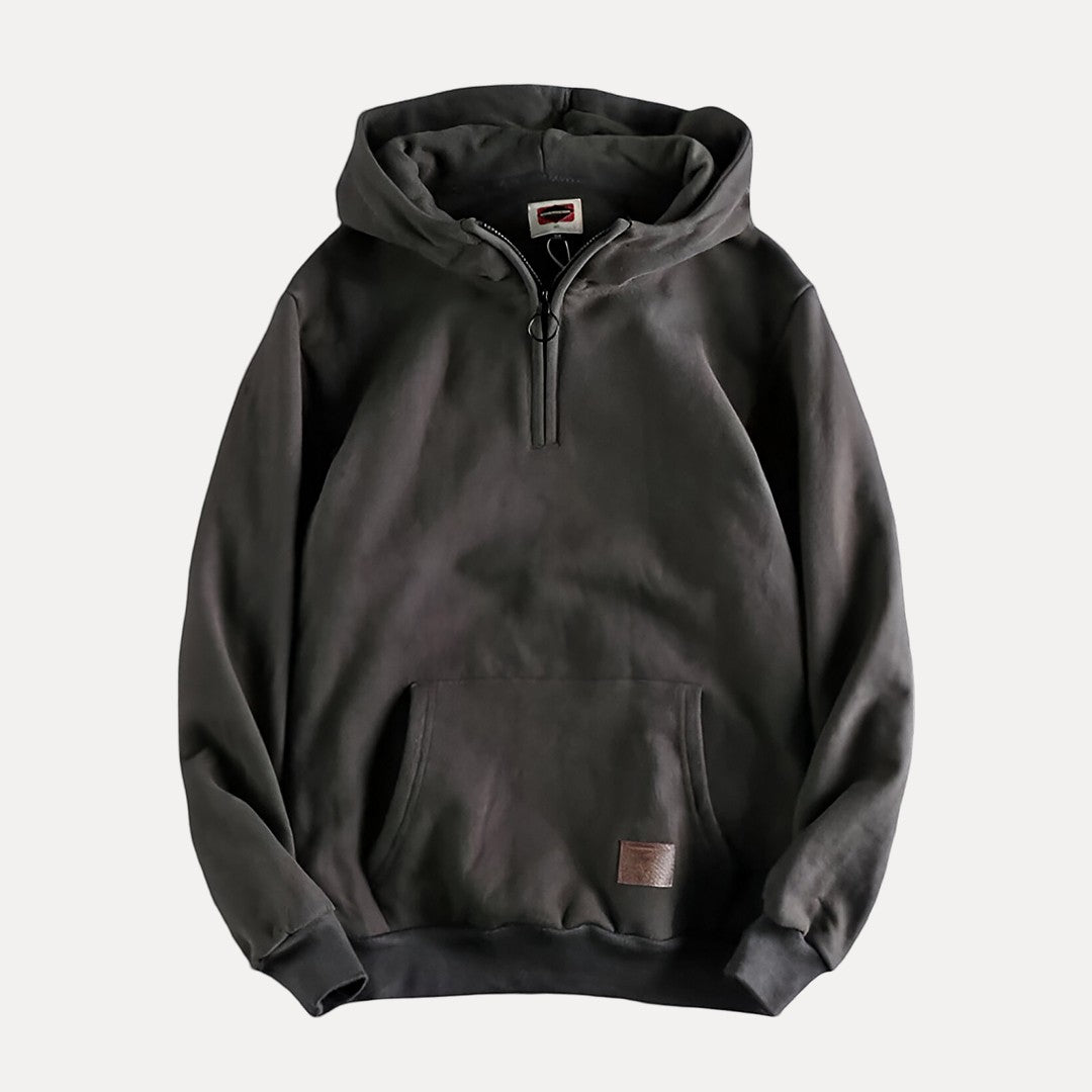 Dover Cotton Half-Zip Hoodie