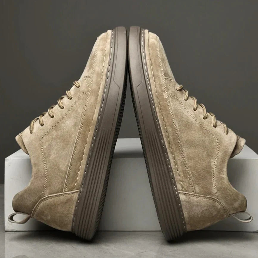 Romano™ - Italian Leather Sneakers - Sydney Thomas