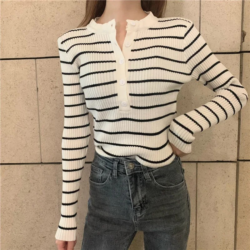 Lucia Striped Cardigan