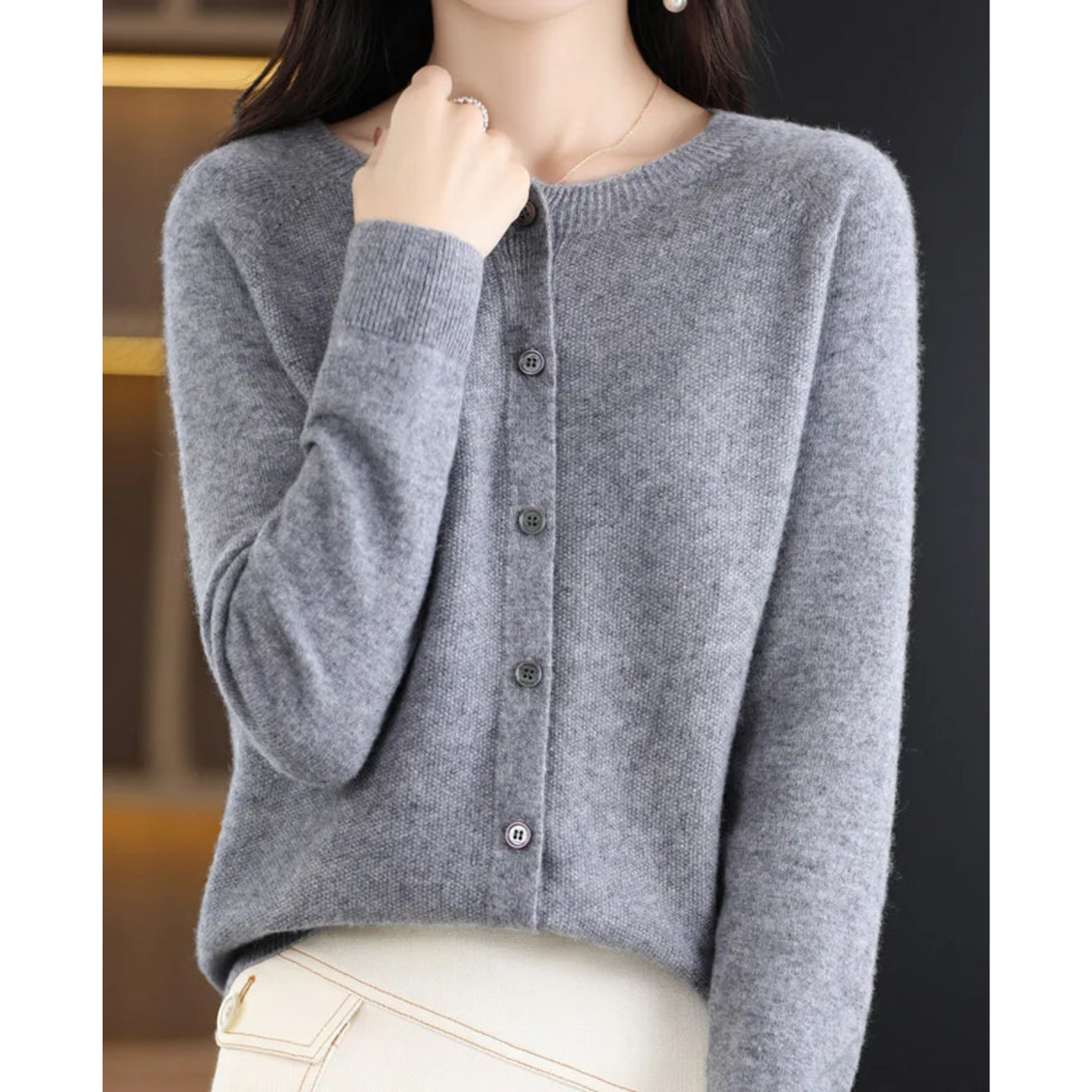 Gwen Cashmere Cardigan