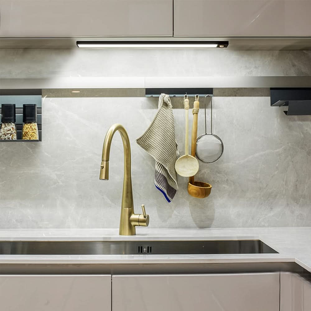 Minimalist LED Under-Cabinet Light With Easy Mounting