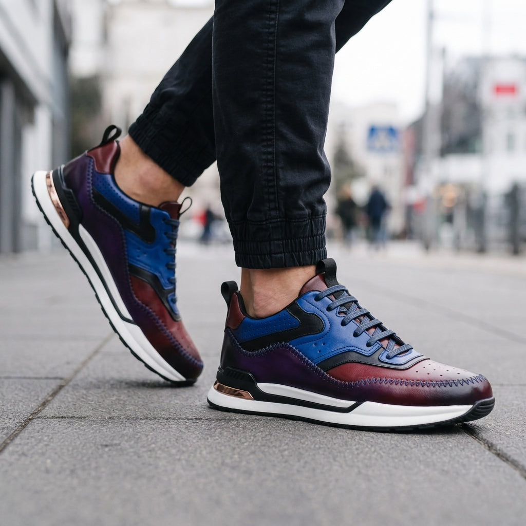 Blue & Red