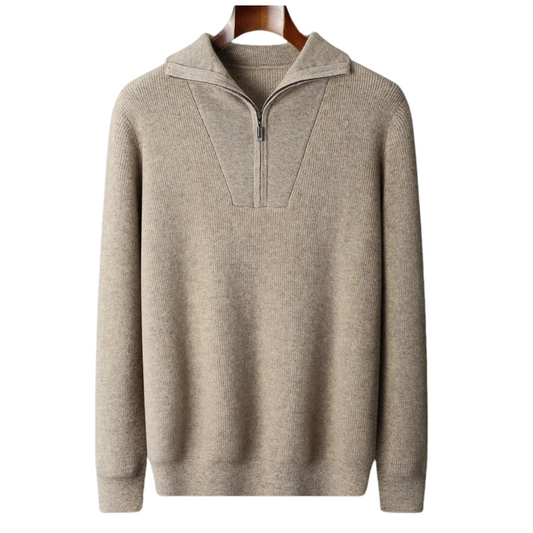 Como Cashmere Half Zip Sweater