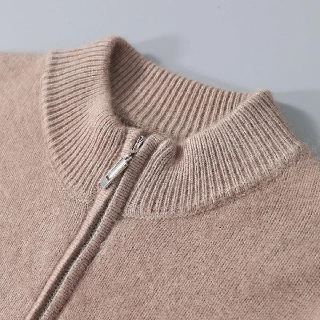 Siena 100% Cashmere Zip Up