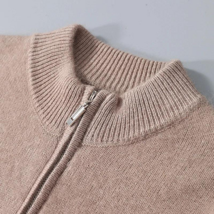 Siena 100% Cashmere Zip Up