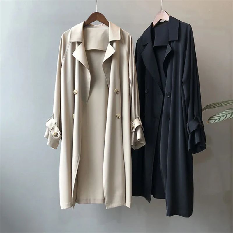 Lyssan Wool Trench Coat