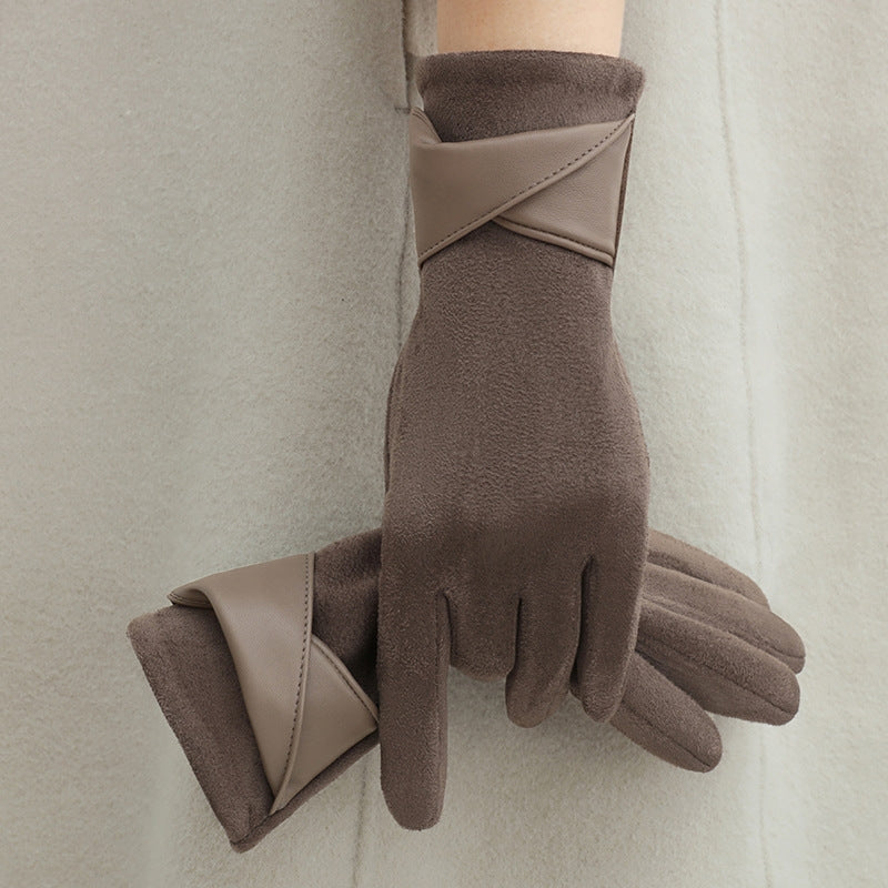 Melora Leather Touch Screen Gloves