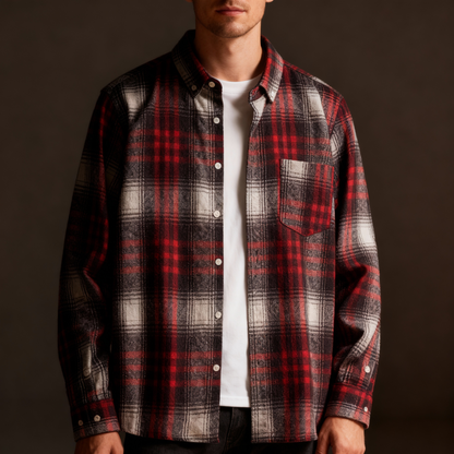 Ashford Flannel Button-Down Shirt
