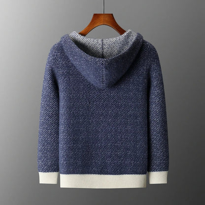 Cloudridge Wool Hooded Cardigan