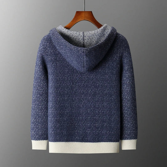 Cloudridge Wool Hooded Cardigan