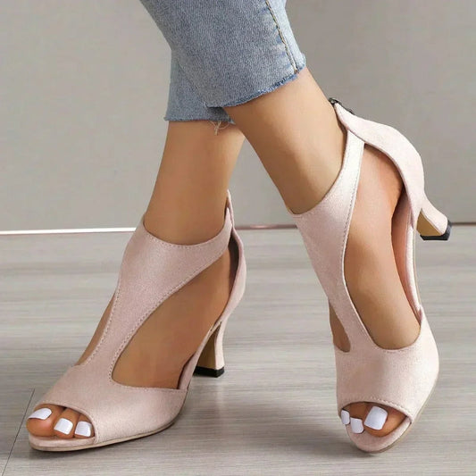 Clara Lay Satin Heels