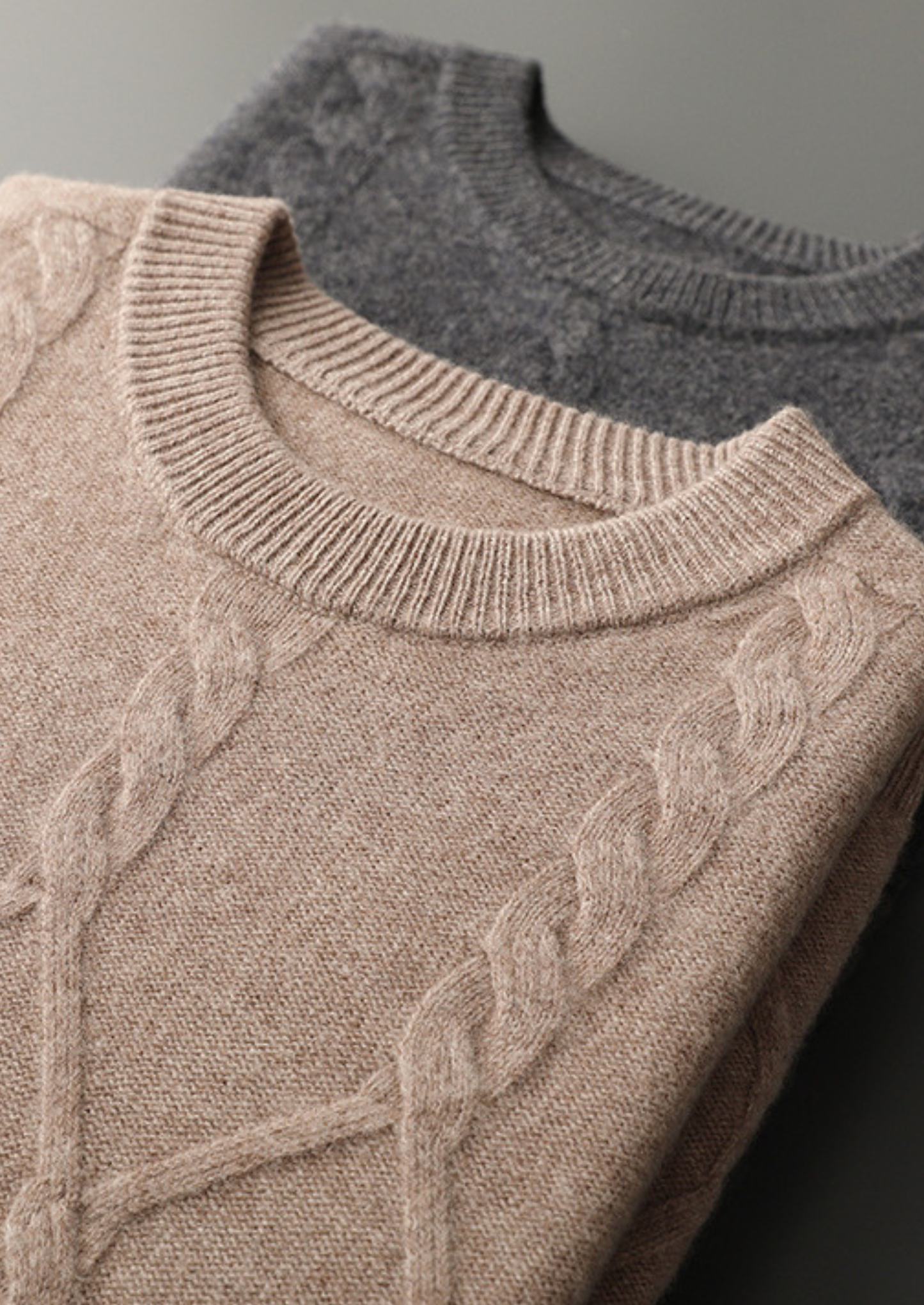 Milan Cashmere Pattern Crewneck
