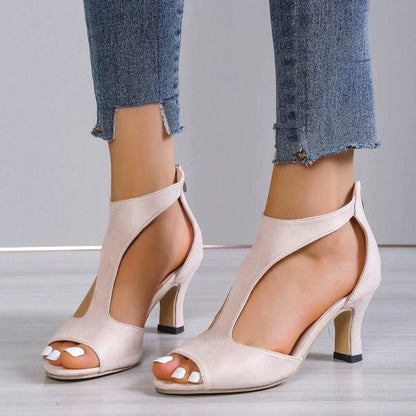 Clara Lay Satin Heels
