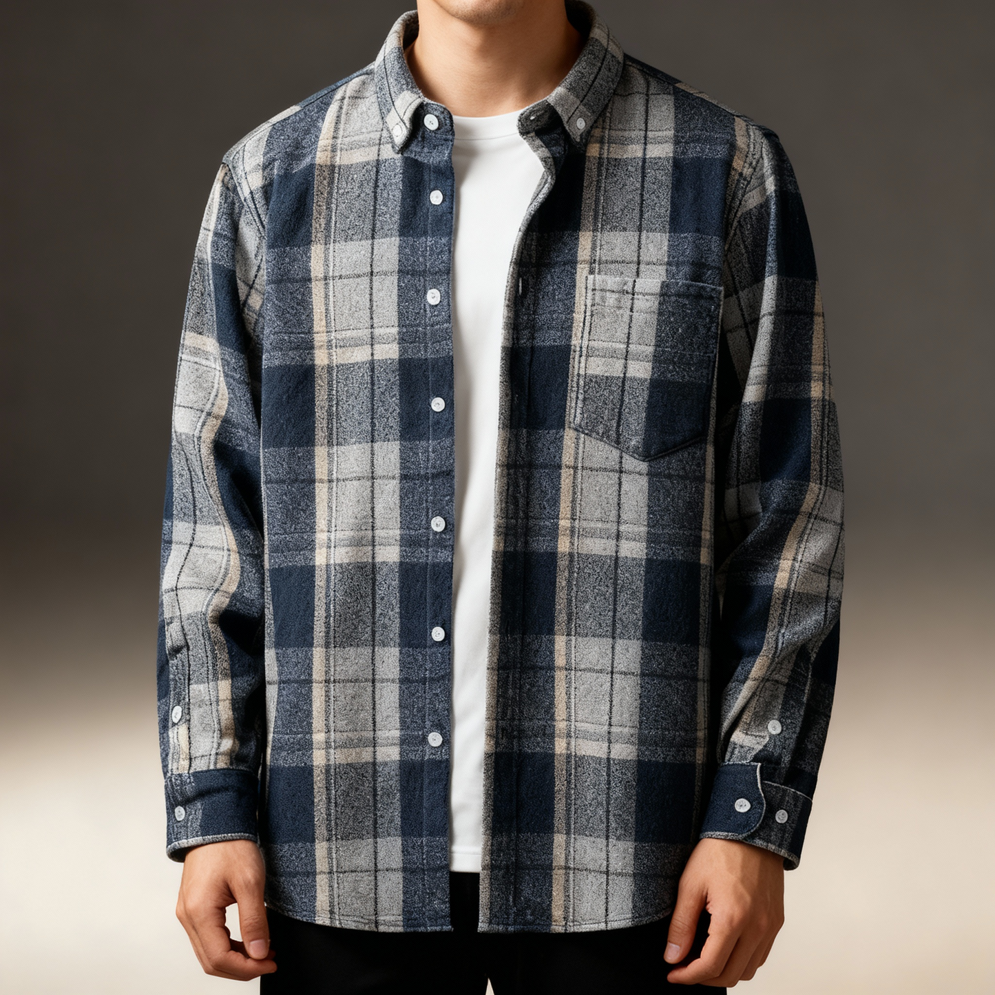 Ashford Flannel Button-Down Shirt