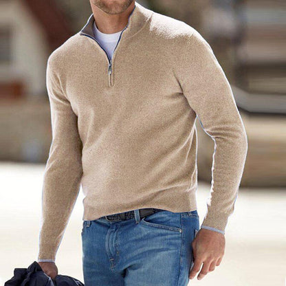Langley Cashmere Half-Zip
