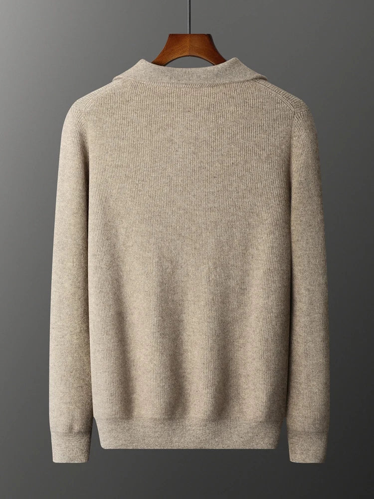 Como Cashmere Half Zip Sweater