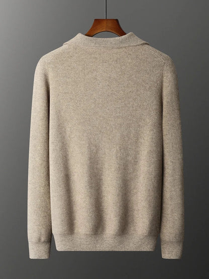 Como Cashmere Half Zip Sweater