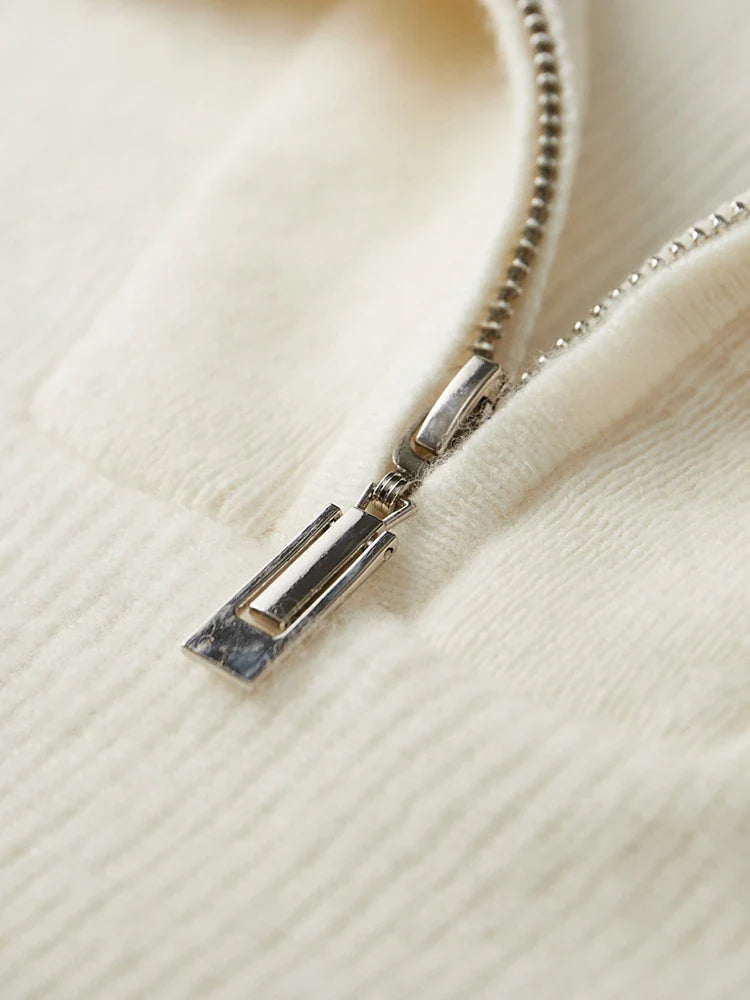 Como Cashmere Half Zip Sweater