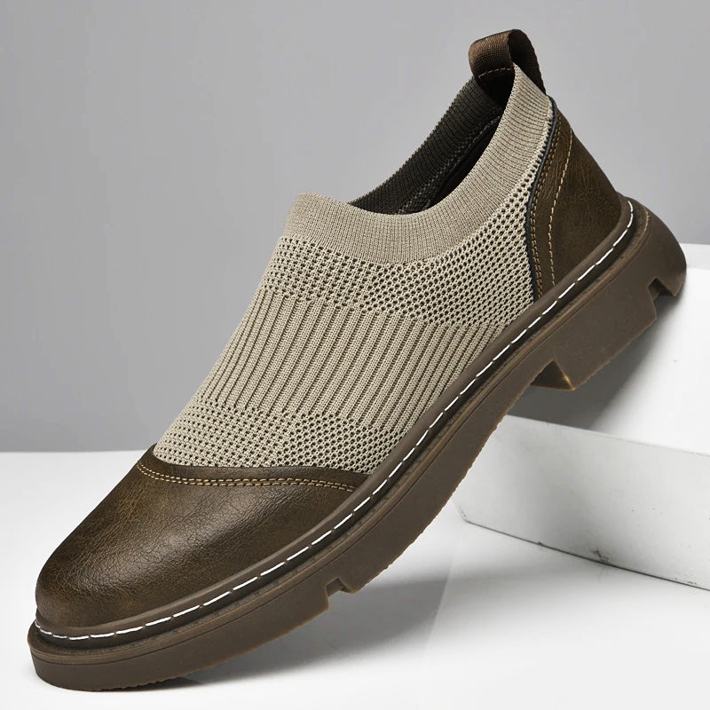 Cairo Leather Mesh Shoes