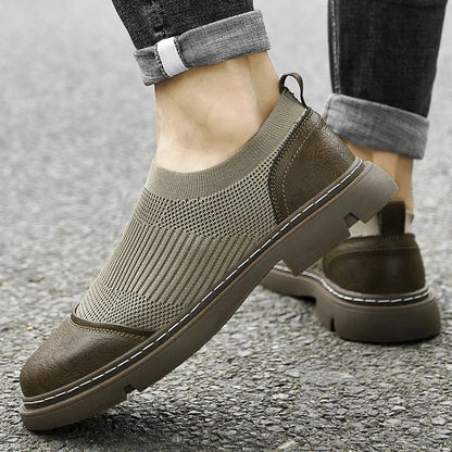 Cairo Leather Mesh Shoes