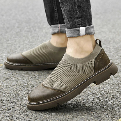Cairo Leather Mesh Shoes