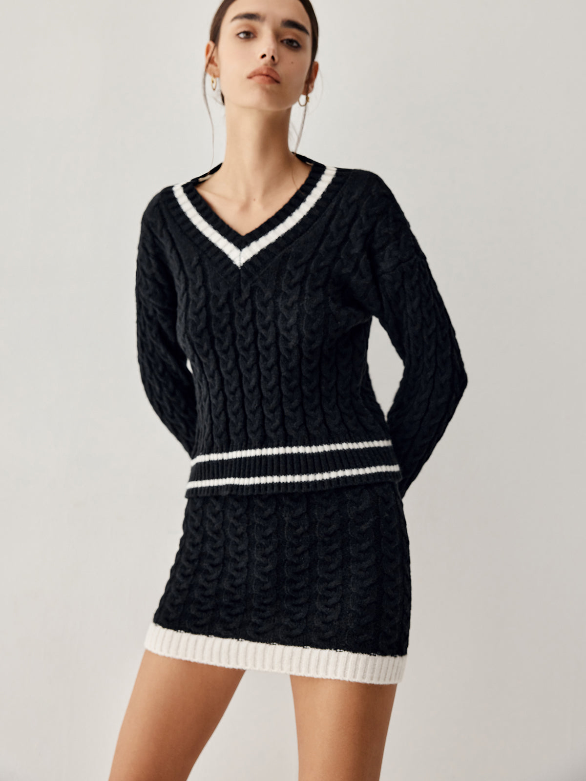 Brighton Wool Cable Knit Set