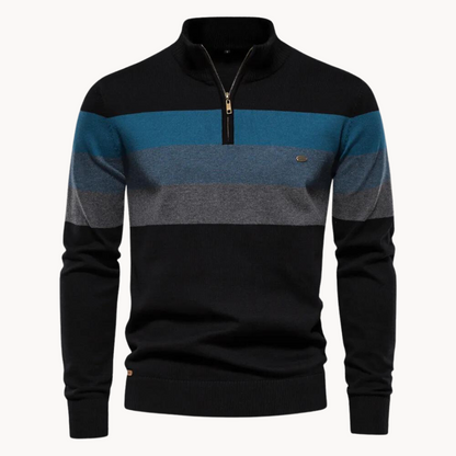 Burk Wool Quarter Zip Sweater