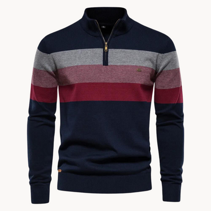Burk Wool Quarter Zip Sweater