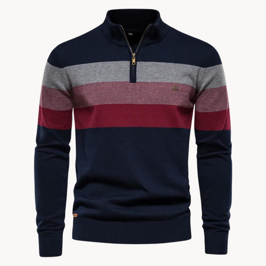 Burk Wool Quarter Zip Sweater