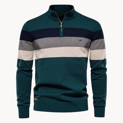 Burk Wool Quarter Zip Sweater