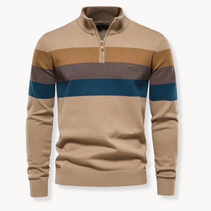 Burk Wool Quarter Zip Sweater