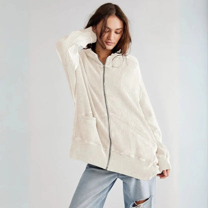 Lisbon Cotton Zip Hoodie