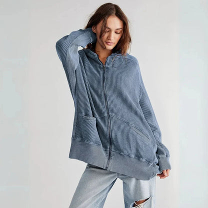 Lisbon Cotton Zip Hoodie