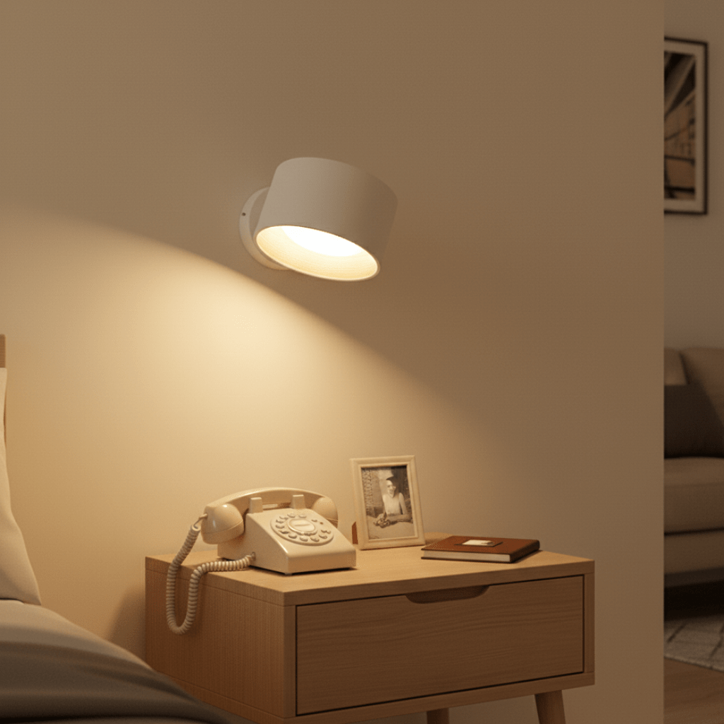 Scandinavian Wall Lamp With organic Wood Finish