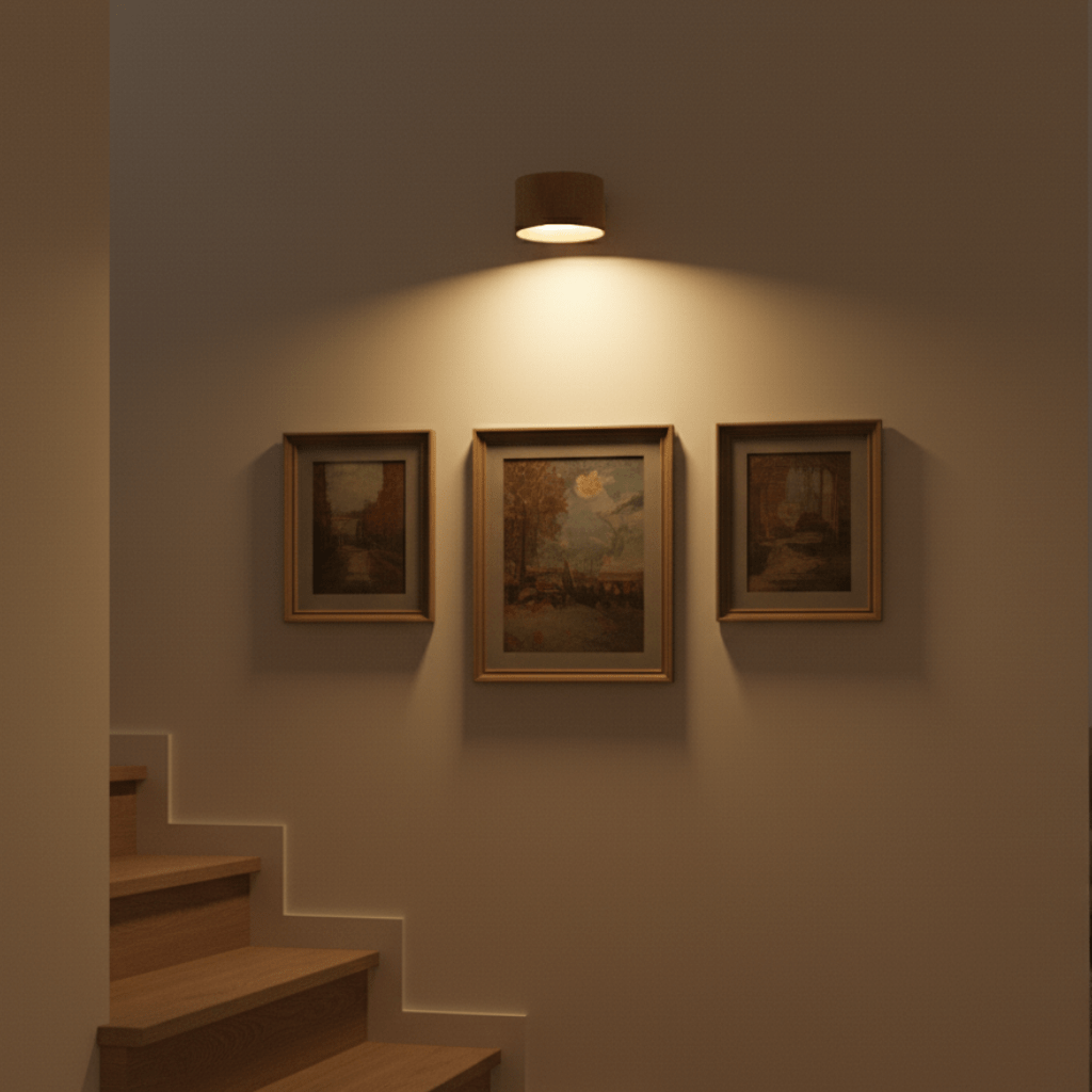 Scandinavian Wall Lamp With organic Wood Finish