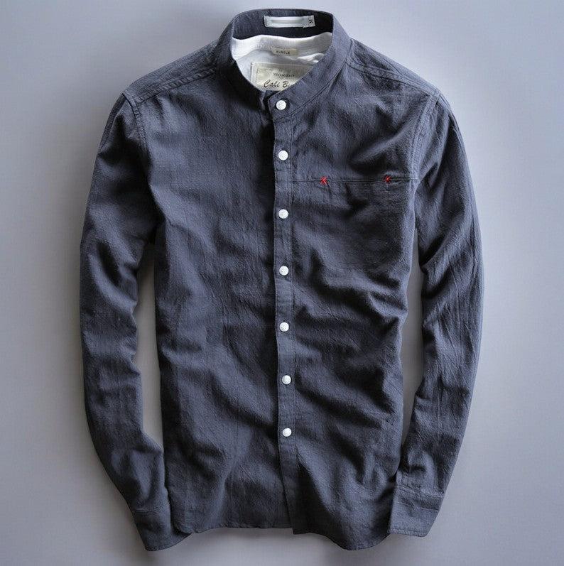 Akita - Japanese Style Linen Shirt - Sydney Thomas