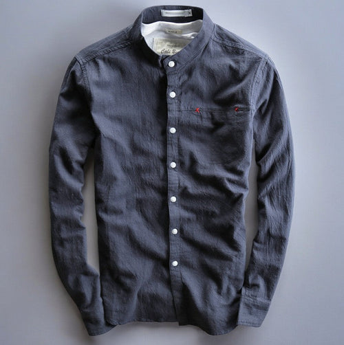 Akita - Japanese Style Linen Shirt - Sydney Thomas