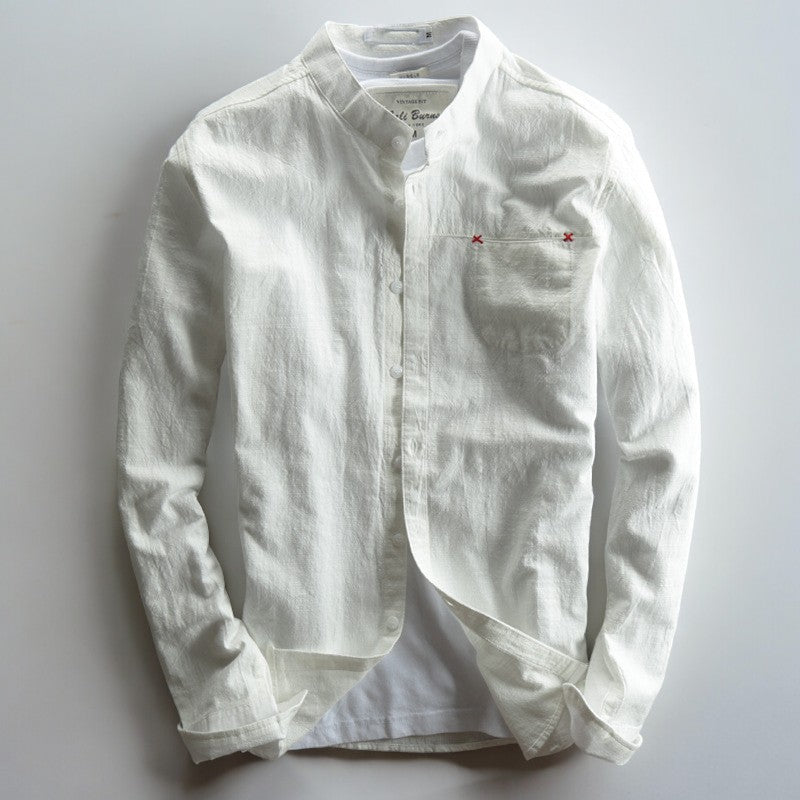 Akita - Japanese Style Linen Shirt - Sydney Thomas