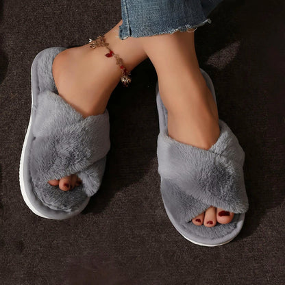 Santorini Faux Fur Shoes