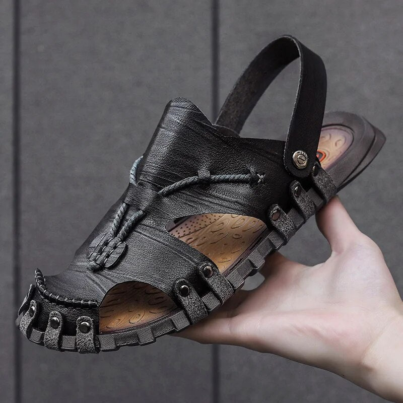 Tribal Genuine Leather Sandals - Sydney Thomas