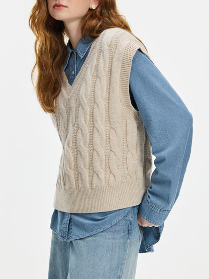 Aspen Cotton Sweater Vest