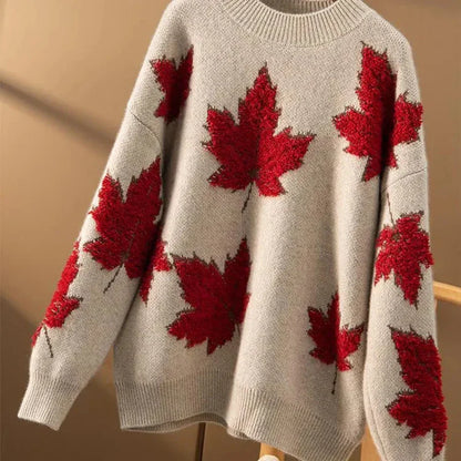 Maple Cashmere Knit Sweater