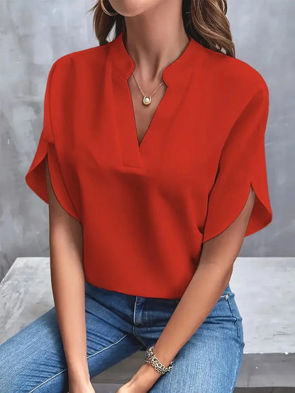 Verona Silk Drape Blouse
