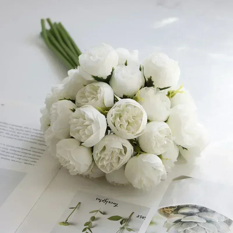 timeless Silk Peony Bouquet