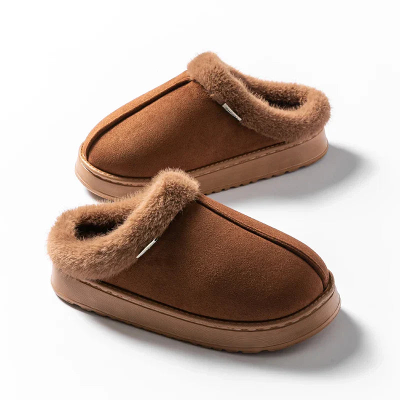 Bordeaux Leather Slippers